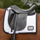 Tapis de selle Dressage Nummer QHP Blanc-noir