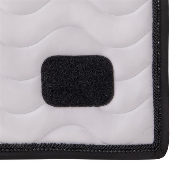 Tapis de selle Dressage Nummer QHP Blanc-noir