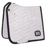 Tapis de selle Dressage Nummer QHP Blanc