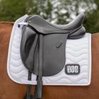Tapis de selle Dressage Nummer QHP Blanc