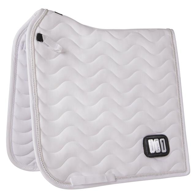 Tapis de selle Dressage Nummer QHP Blanc