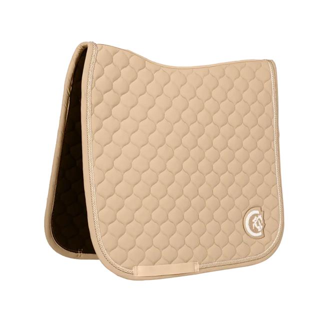 Tapis de selle Dressage Onion Quilt 3D Logo Kentucky Beige