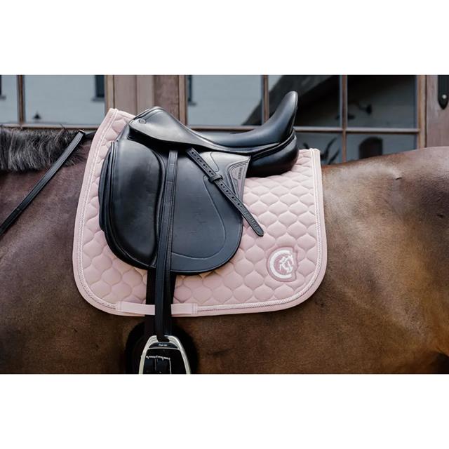 Tapis de selle Dressage Onion Quilt 3D Logo Kentucky Rose moyen