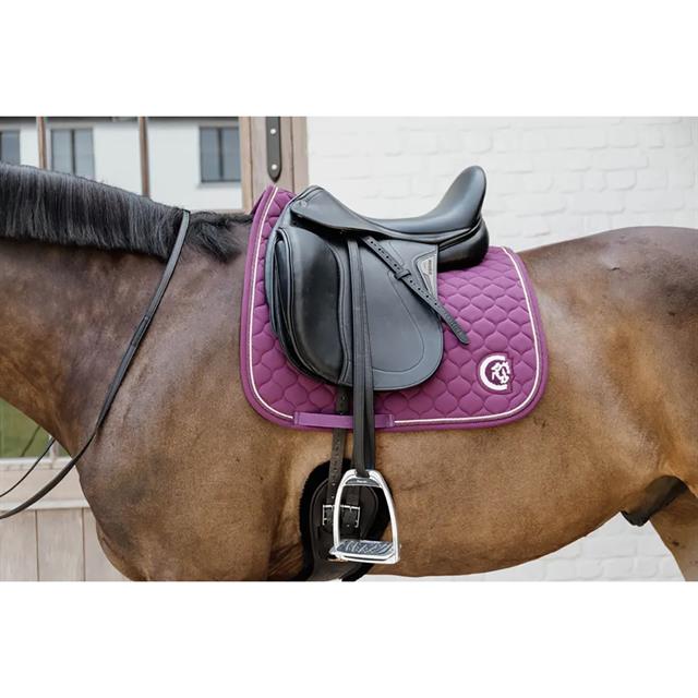Tapis de selle Dressage Onion Quilt 3D Logo Kentucky Violet