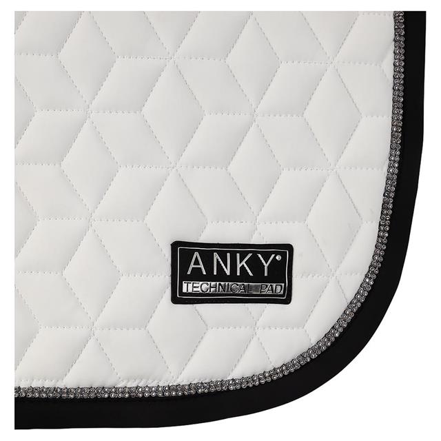Tapis de selle Dressage Pad Consensus Anky Blanc-noir