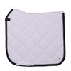 Tapis de selle Dressage PerformNow PresTeq Blanc-bleu foncé