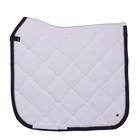 Tapis de selle Dressage PerformNow PresTeq Blanc-bleu foncé