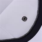 Tapis de selle Dressage PerformNow PresTeq Blanc-bleu foncé