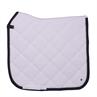 Tapis de selle Dressage PerformNow PresTeq Blanc-bleu foncé