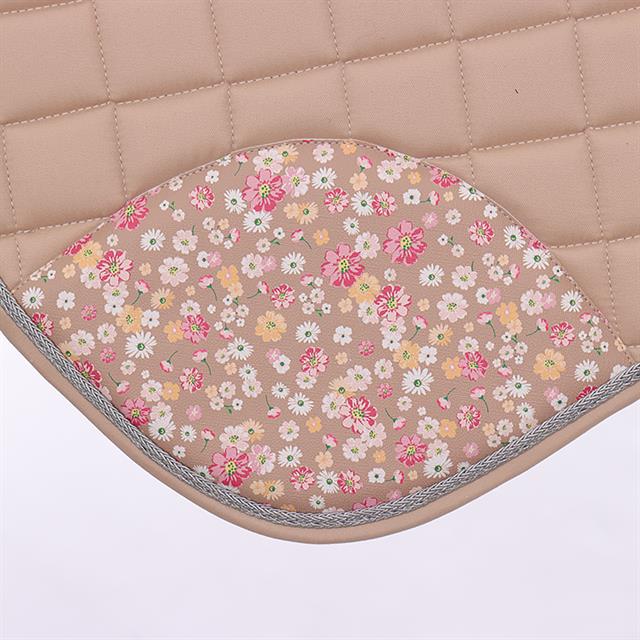 Tapis de selle EJles Fleurs EpplEJeck Beige