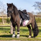 Tapis de selle EJles Fleurs EpplEJeck Noir