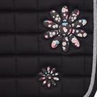 Tapis de selle EJles Fleurs EpplEJeck Noir