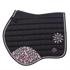 Tapis de selle EJles Fleurs EpplEJeck Noir