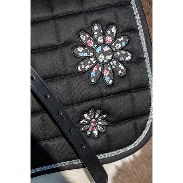 Tapis de selle EJles Fleurs EpplEJeck Noir
