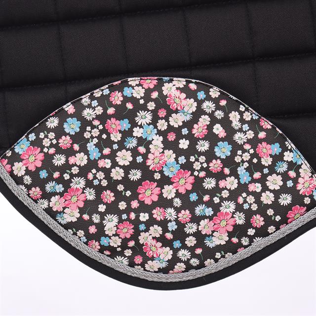 Tapis de selle EJles Fleurs EpplEJeck Noir