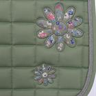 Tapis de selle EJles Fleurs EpplEJeck Vert