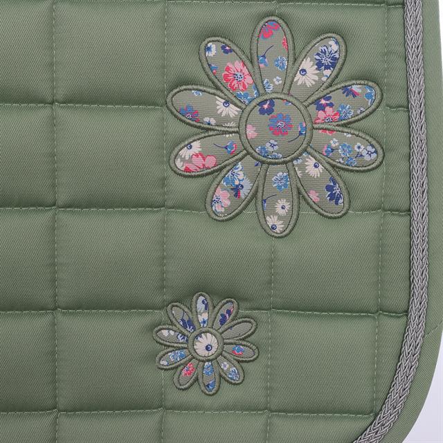 Tapis de selle EJles Fleurs EpplEJeck Vert