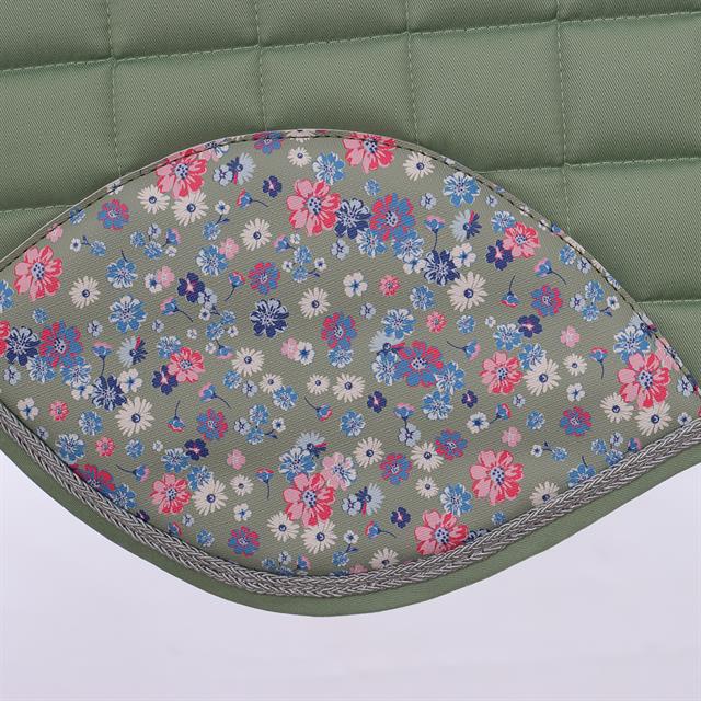 Tapis de selle EJles Fleurs EpplEJeck Vert