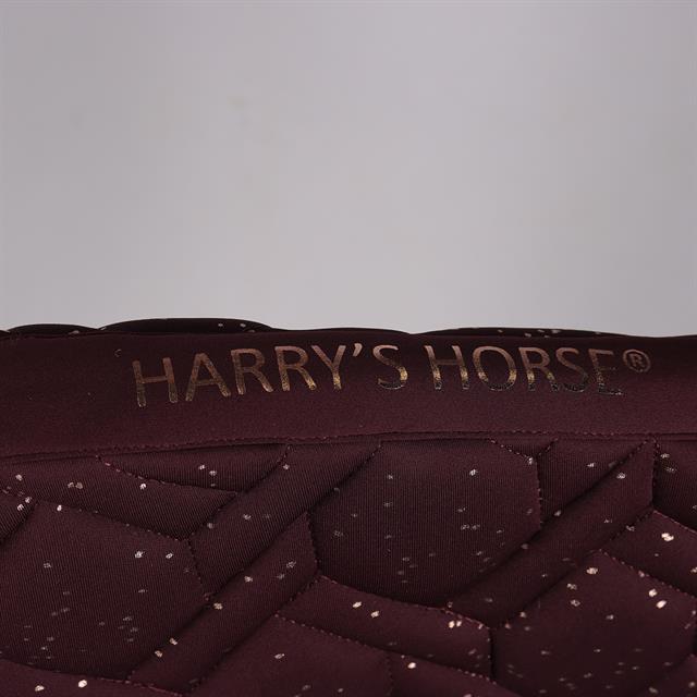 Tapis de selle EQS Burgundy Harry's Horse Rouge foncé