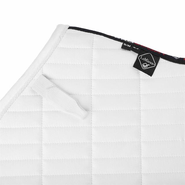Tapis de selle Eurojump Suede Square LeMieux Blanc