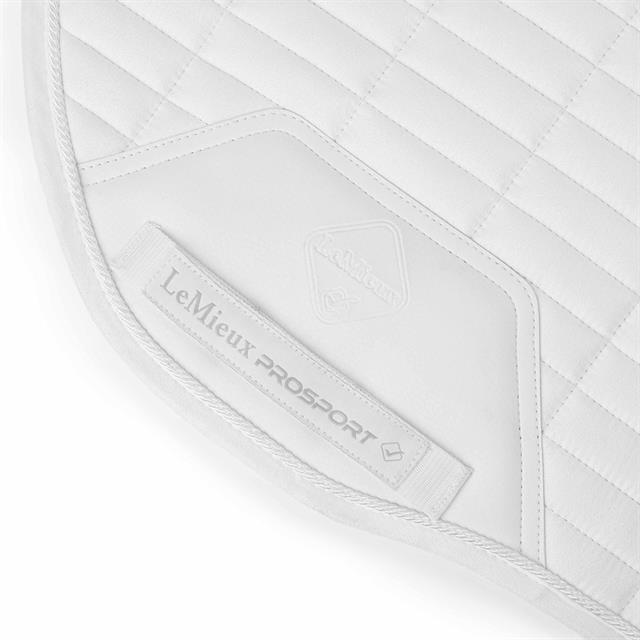Tapis de selle Eurojump Suede Square LeMieux Blanc