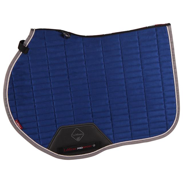 Tapis de selle Eurojump Suede Square LeMieux MID BLUE