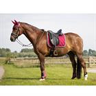 Tapis de selle Event BR Rouge foncé-bleu foncé