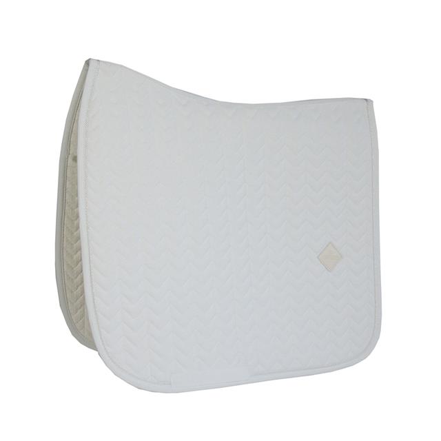 Tapis de selle Fishbone Kentucky Blanc