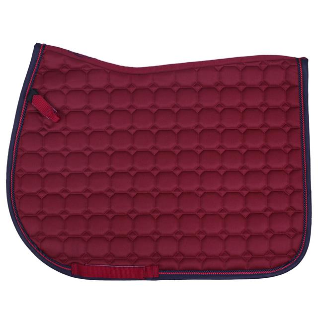 Tapis de selle Florence QHP Rouge foncé