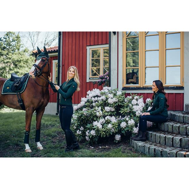 Tapis de selle Forest Green Equestrian Stockholm Vert