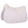 Tapis de selle Fourrure de mouton Canal vertébral libre BR Blanc