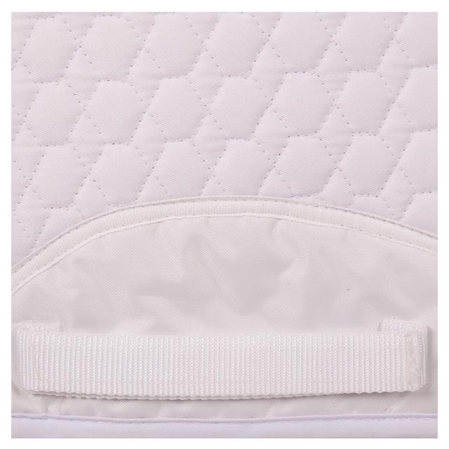 Tapis de selle Fourrure de mouton Canal vertébral libre BR Blanc