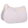 Tapis de selle Fourrure de mouton Canal vertébral libre BR Blanc