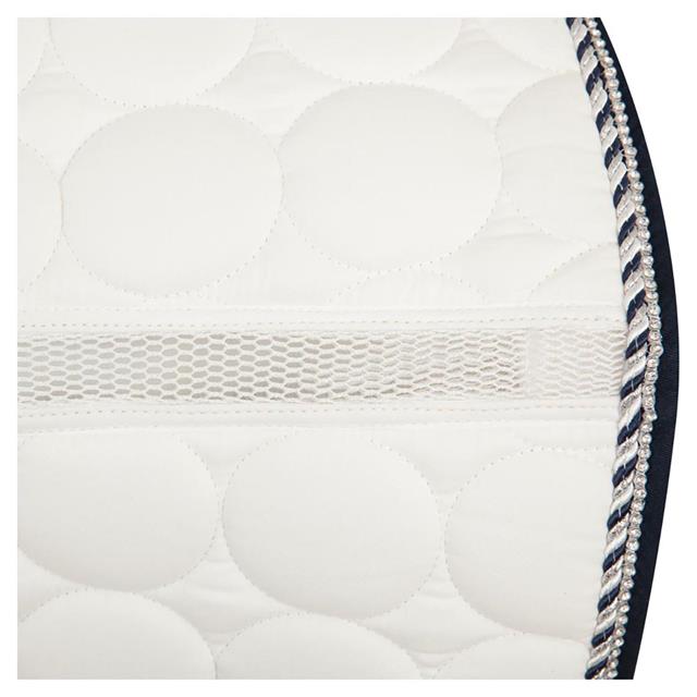 Tapis de selle Galway C-Wear BR Blanc-bleu foncé