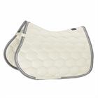 Tapis de selle Glossy Wave Contrast Eskadron Blanc cassé