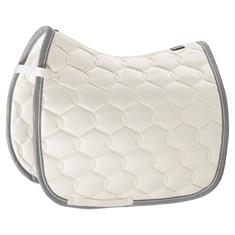Tapis de selle Glossy Wave Contrast Eskadron Blanc cassé