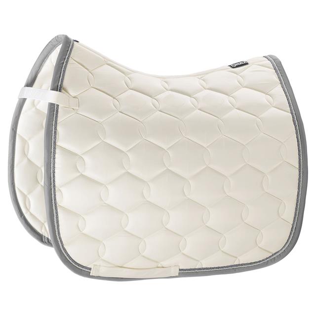 Tapis de selle Glossy Wave Contrast Eskadron Blanc cassé