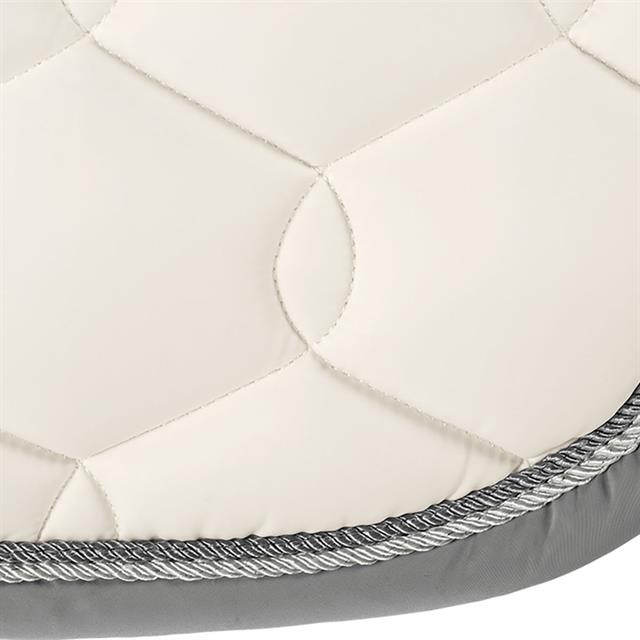 Tapis de selle Glossy Wave Contrast Eskadron Blanc cassé