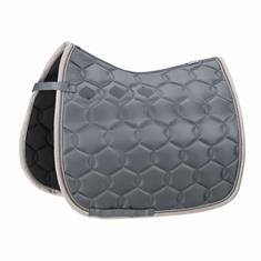 Tapis de selle Glossy Wave Contrast Eskadron Bleu