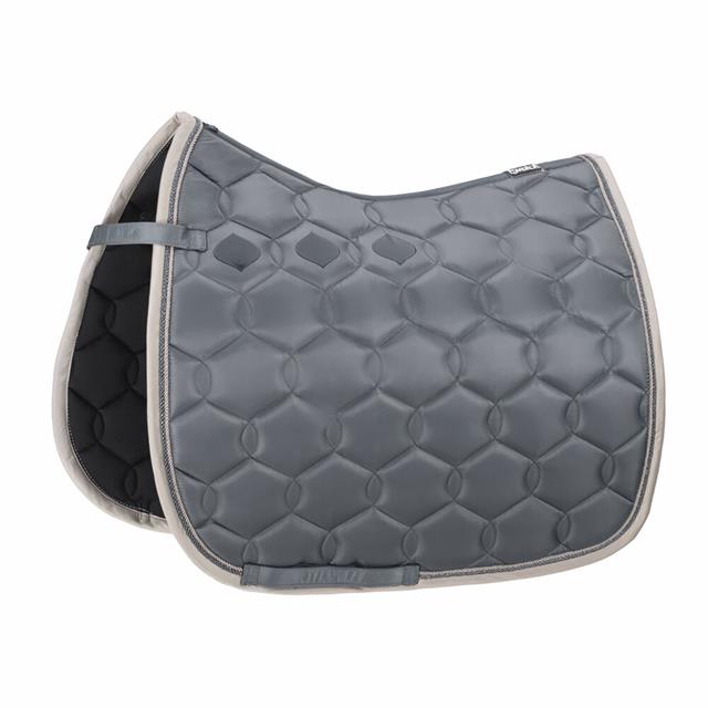 Tapis de selle Glossy Wave Contrast Eskadron Bleu