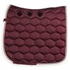 Tapis de selle Glossy Wave Contrast Eskadron Rouge foncé