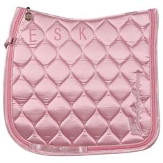 Tapis de selle Heritage Satin Jewel Eskadron Rose clair