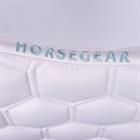 Tapis de selle HGBrean Dressage HORSEGEAR Blanc-bleu