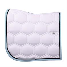 Tapis de selle HGBrean Dressage HORSEGEAR Blanc-bleu