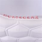 Tapis de selle HGBrean Dressage HORSEGEAR Blanc-rose foncé