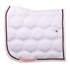 Tapis de selle HGBrean Dressage HORSEGEAR Blanc-rose