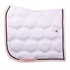 Tapis de selle HGBrean Dressage HORSEGEAR Blanc-rose