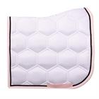 Tapis de selle HGBrean Dressage HORSEGEAR Blanc-rose
