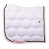 Tapis de selle HGBrean Dressage HORSEGEAR Blanc-rose