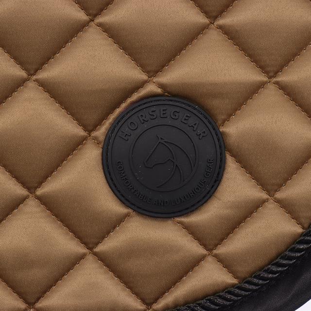 Tapis de selle HGBushey Dressage HORSEGEAR Marron moyen